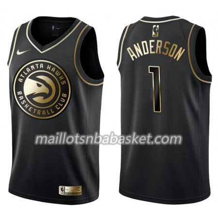 Maillot Homme Atlanta Hawks Justin Anderson 1 Nike Noir Gold Edition Swingman Maillot Homme Atlanta Hawks Justin Anderson 1 Nike Noir Gold Edition Swingman